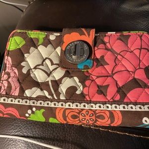 Vera Bradley lock and turn wallet